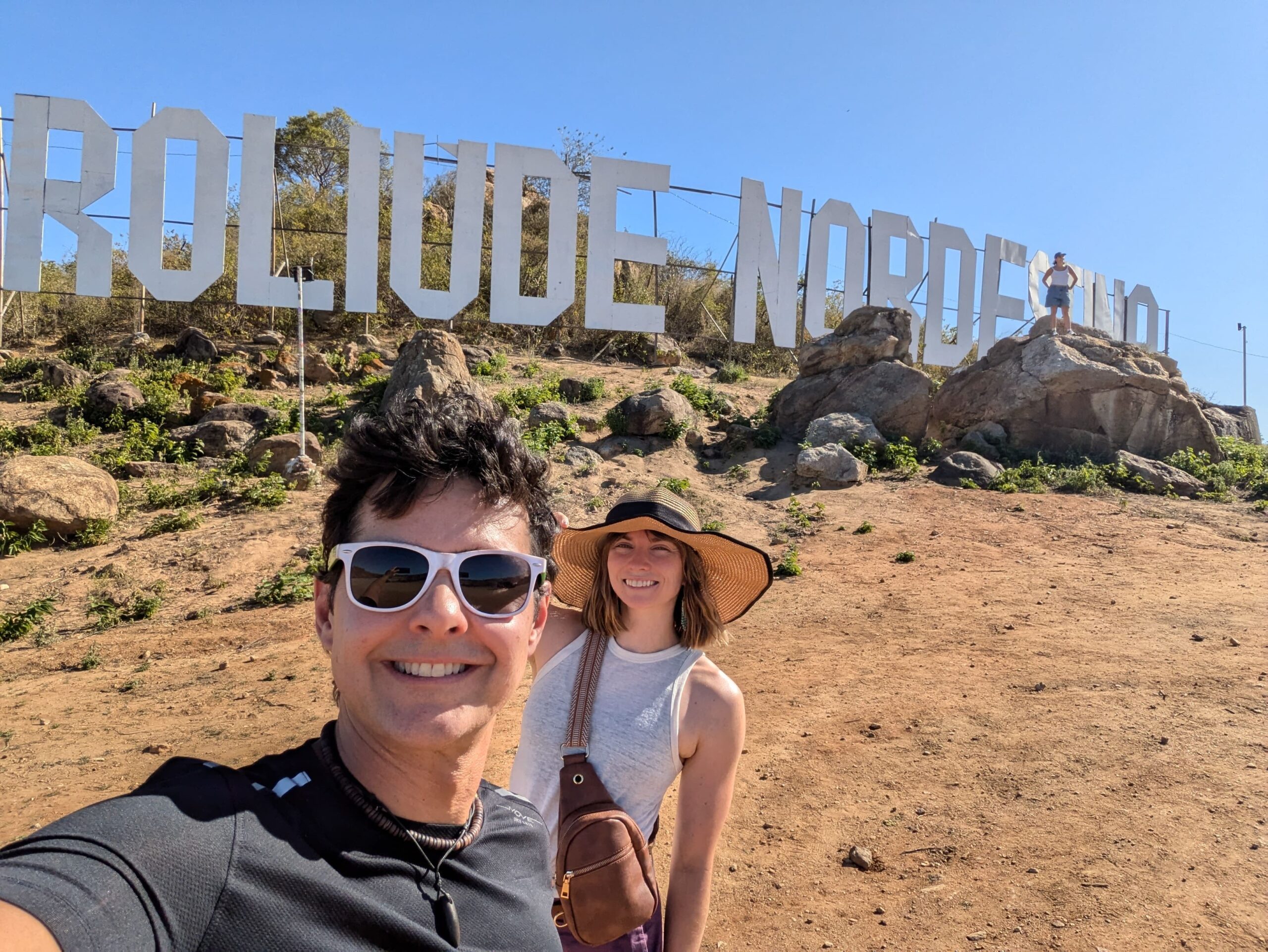 Brazilian Hollywood sign in Cabaceiras
