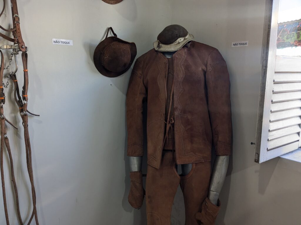 Clothes from the recording of a dog's will