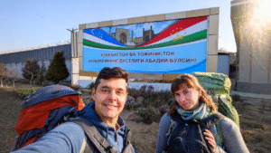 Panjakent to Samarkand border crossing